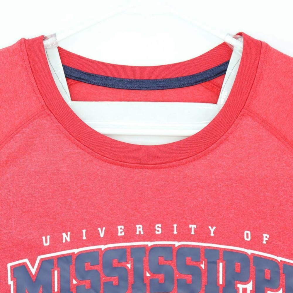 University Of Mississippi Mens Shirt Red Blue Shor - Picture 3 of 8